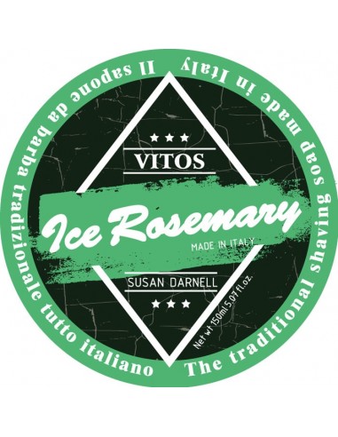 Vitos sapone da barba ice rosermary 150 ml